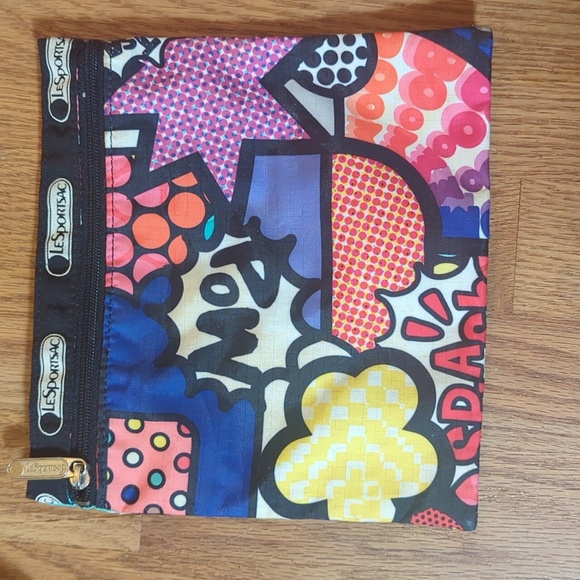 ππ¨ LeSportsac Pop Art Shoulder Bag + Pouch Combo! π¨π - Picture 3 of 7